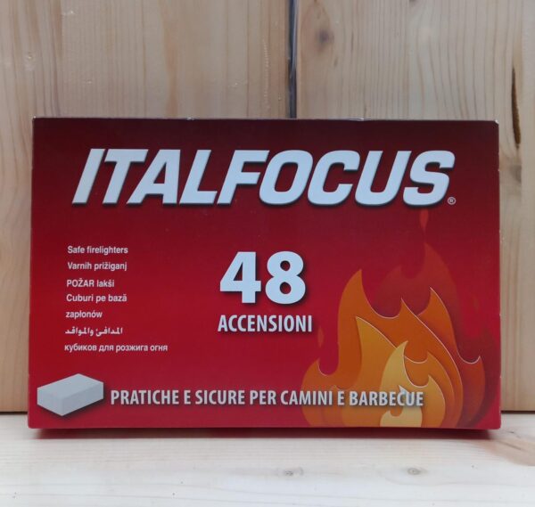 ACCENDIFUOCO CUBETTI 48 PEZZI ITALFOCUS