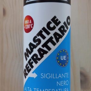 MASTICE REFRATTARIO 280ML COLORE NERO